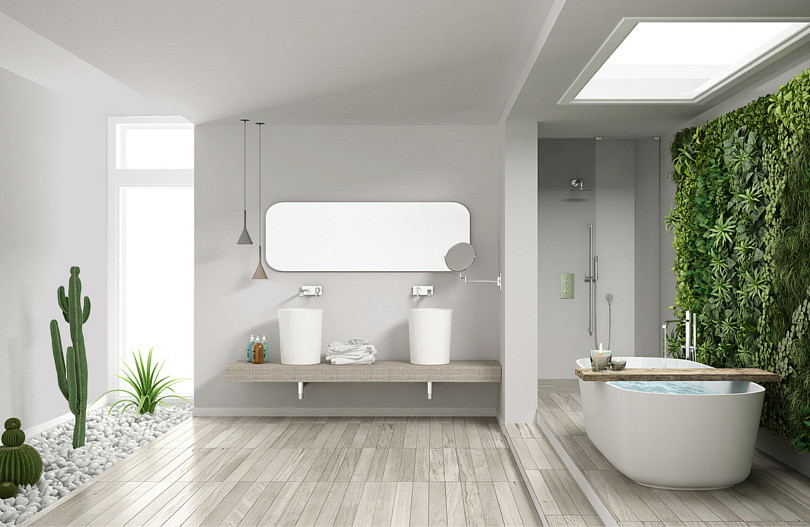 Nowe oblicze łazienki: czy warto zrezygnować z płytek na ścianach?