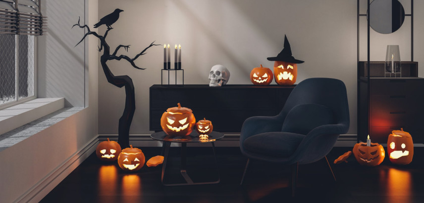 Jak samemu przygotować dekoracje i ozdobić nimi mieszkanie na Halloween?