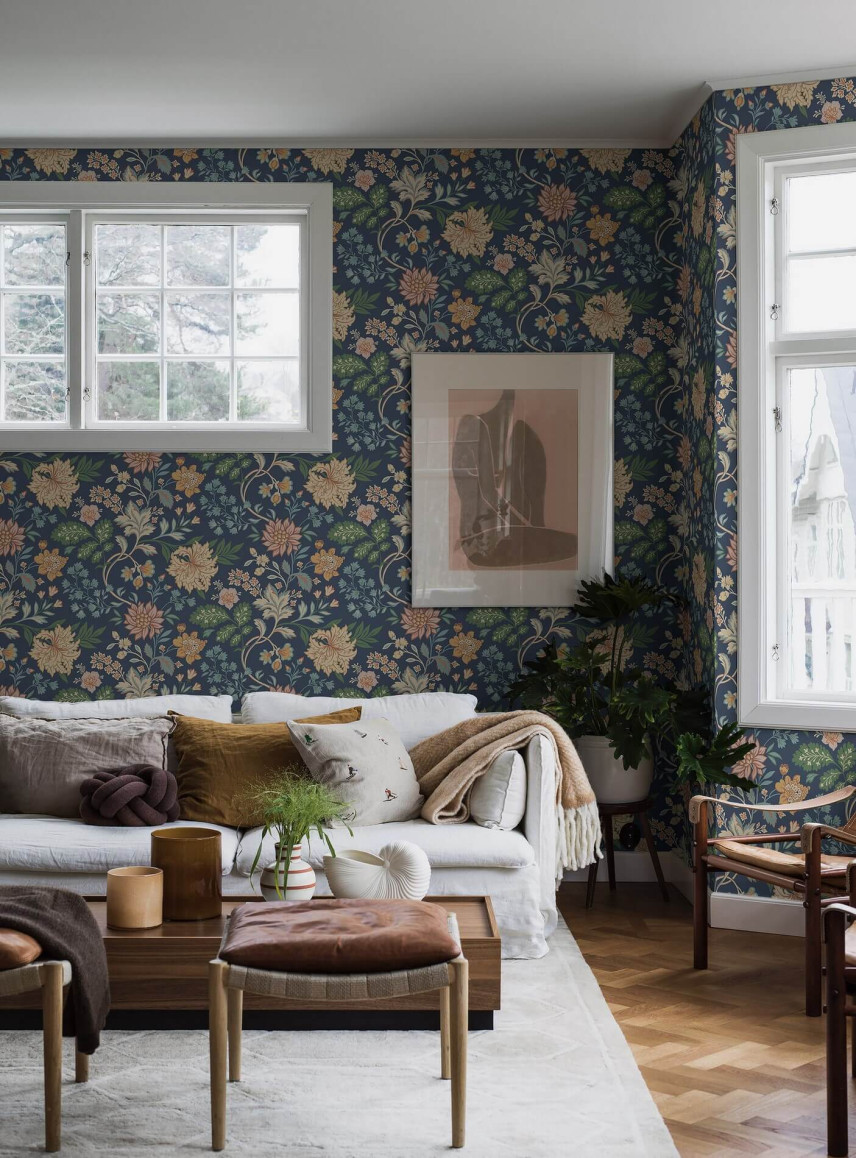 Tapeta do salonu – inspiracje 2026. Te wzory i kolory są najmodniejsze