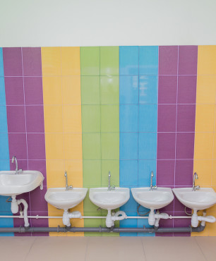 Kolorowa łazienka dla dziecka