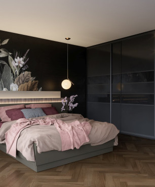 Sypialnia w stylu Dark Elegance