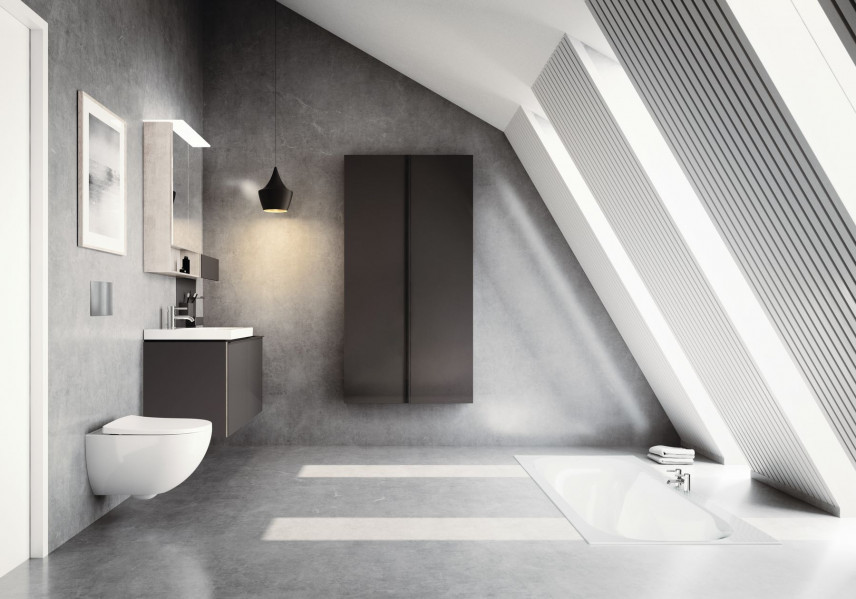 Nowoczesna łazienka w stylu modern loft