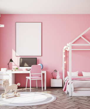 Pokój w kolorze różowym