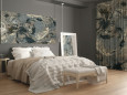 Sypialnia z obrazem oraz zasłonami z firmy FOORMAT