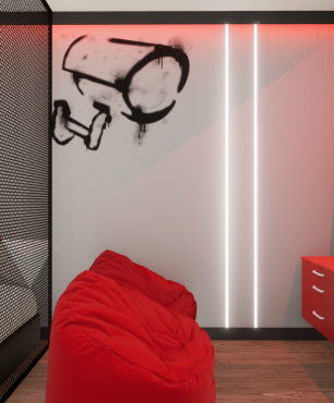 Projekt pokoju młodzieżowego
