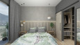 Aranżacja sypialni z lampami wiszącymi nad łóżkiem