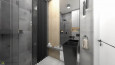 Projekt łazienki z designerskim zlewem